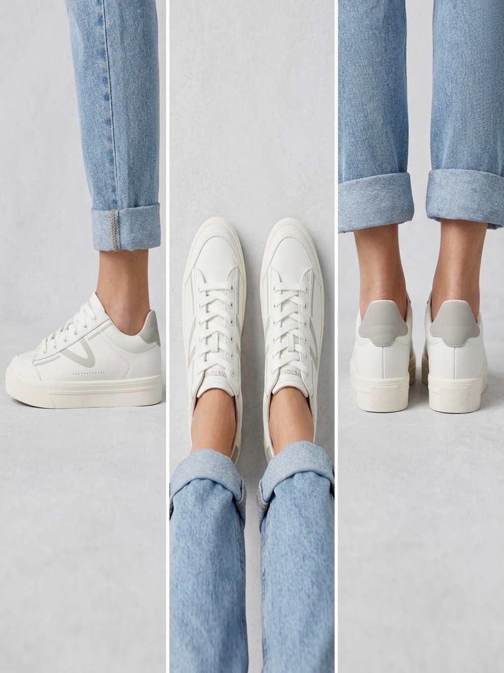 Tretorn White Serve Sneakers White/Grey